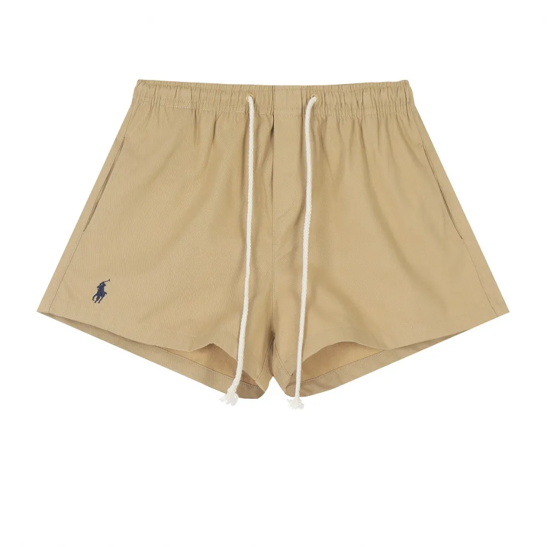 🅿️156 "Top Quality" Style No.: D001# [Ralph Lauren Paul small label war horse basic women's shorts] ✅Slim and sexy slim-fitting style for hot girls to show off the figure. Ten colorful colors. ✅Summer fresh, classic and versatile drawstring basic classic shorts. ✅Lazy style must-have item. The upper body has a fresh feeling. ✅Pure cotton twill wash, fermentation wash treatment, retro and texture. ✅Specially for platform live broadcast. Wholesale entities. Summer running style ✅Simple and easy to match, light American style, super great ✅Summer standard, small and sexy is YYDS, a must for petite girls. Color: light blue white dark green orange light green colored blue yellow pink khaki black Size: S-L #Elastic waistline can be stretched